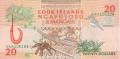 Cook Islands 20 Dollars, 1992